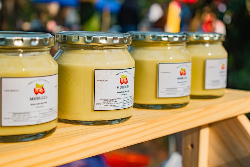 Raw shea butter prepared for commercial supply